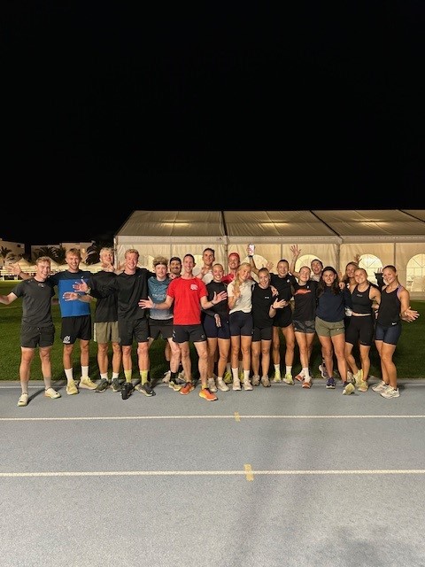 Andy Hood with the Green Team