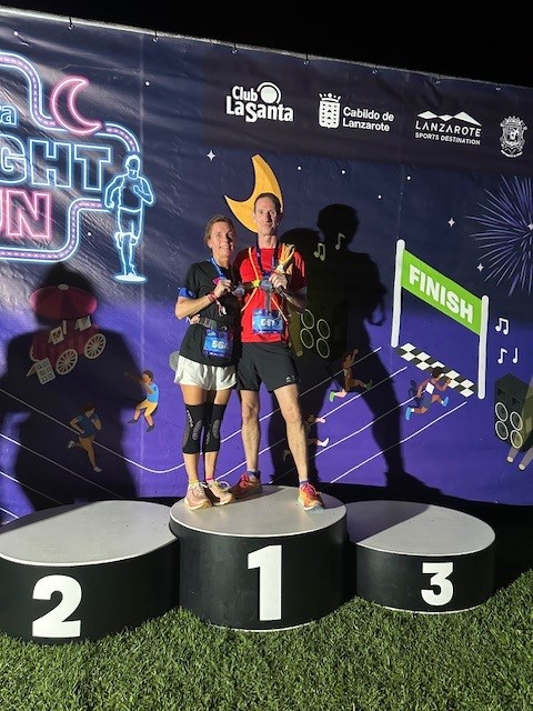 Andy Hood at the Lanzarote International Running Challenge