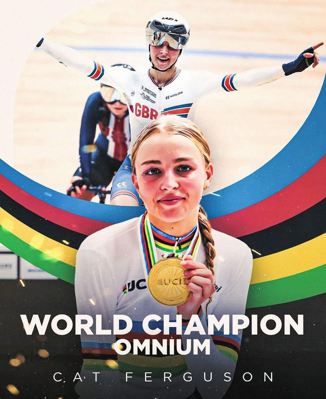 Cat Ferguson Track World Champion