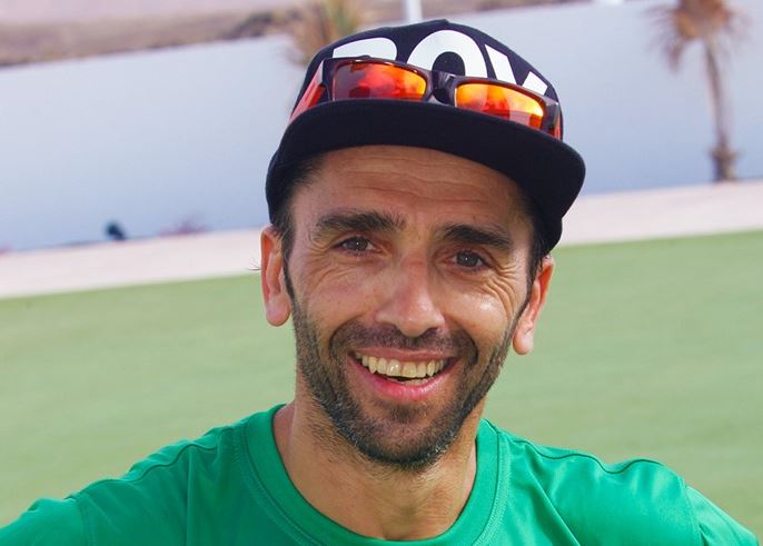 Sava Assenov smiling for a picture at Club La Santa Lanzarote.