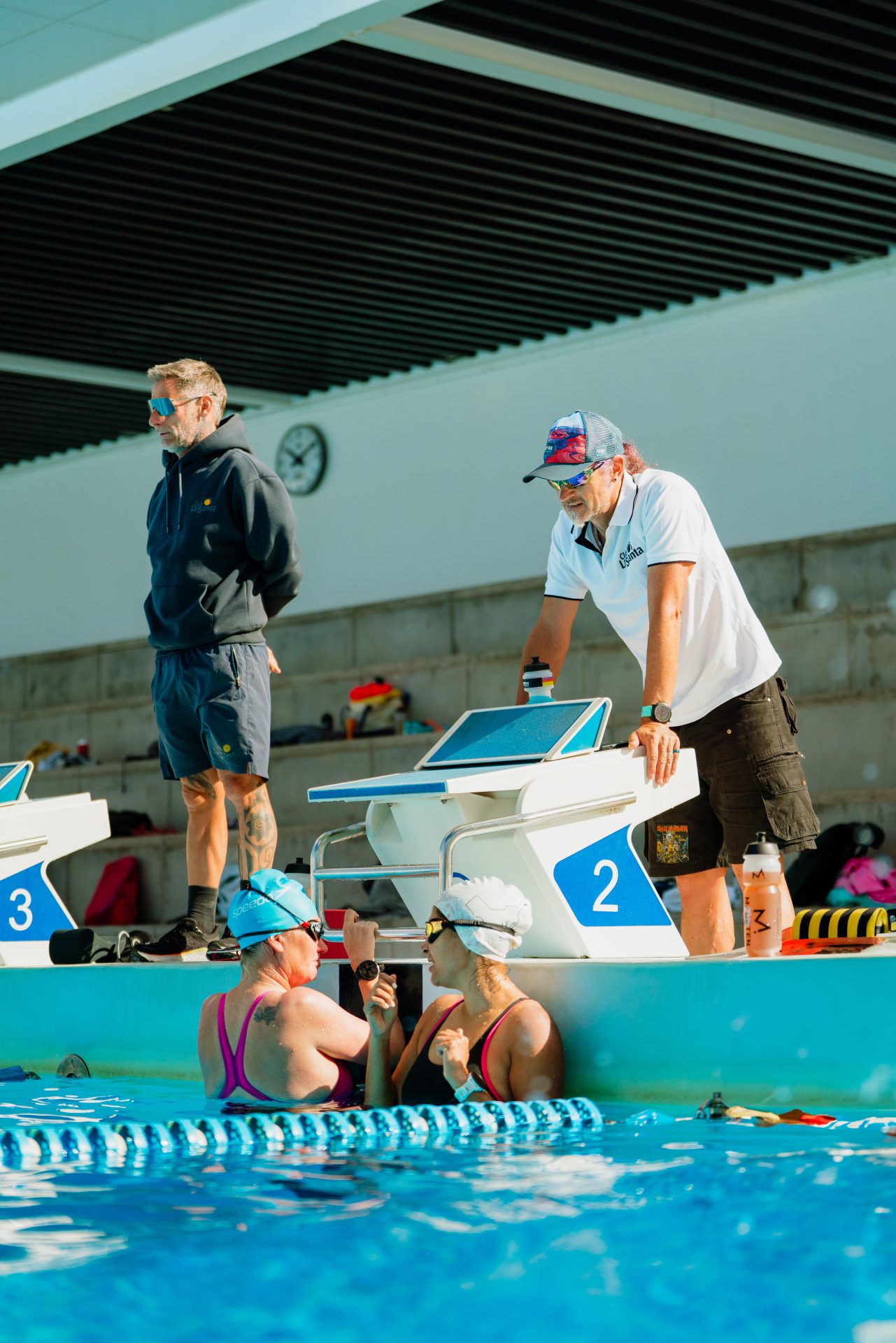 Chris Wild and Ben Price at the Long Distance Triathlon Camp