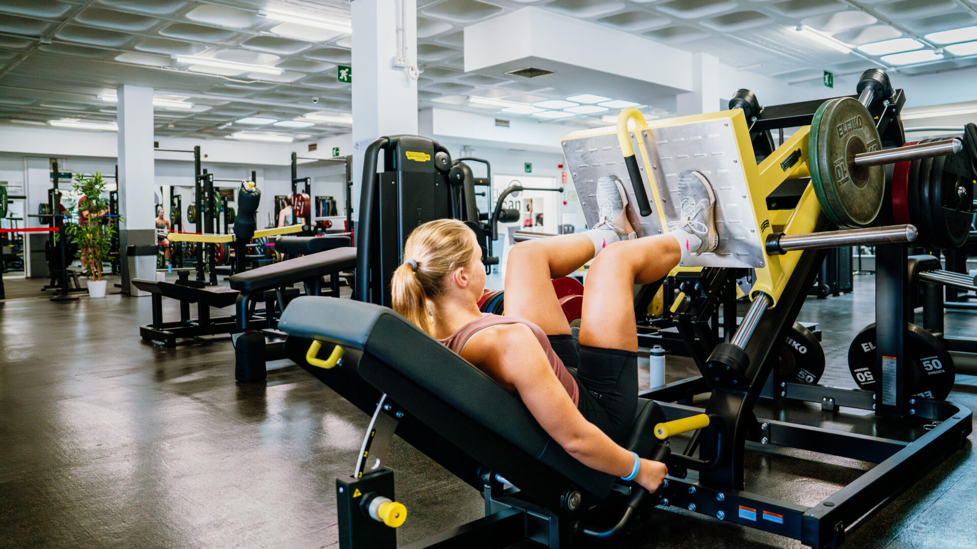 Fitness Centre leg press machine