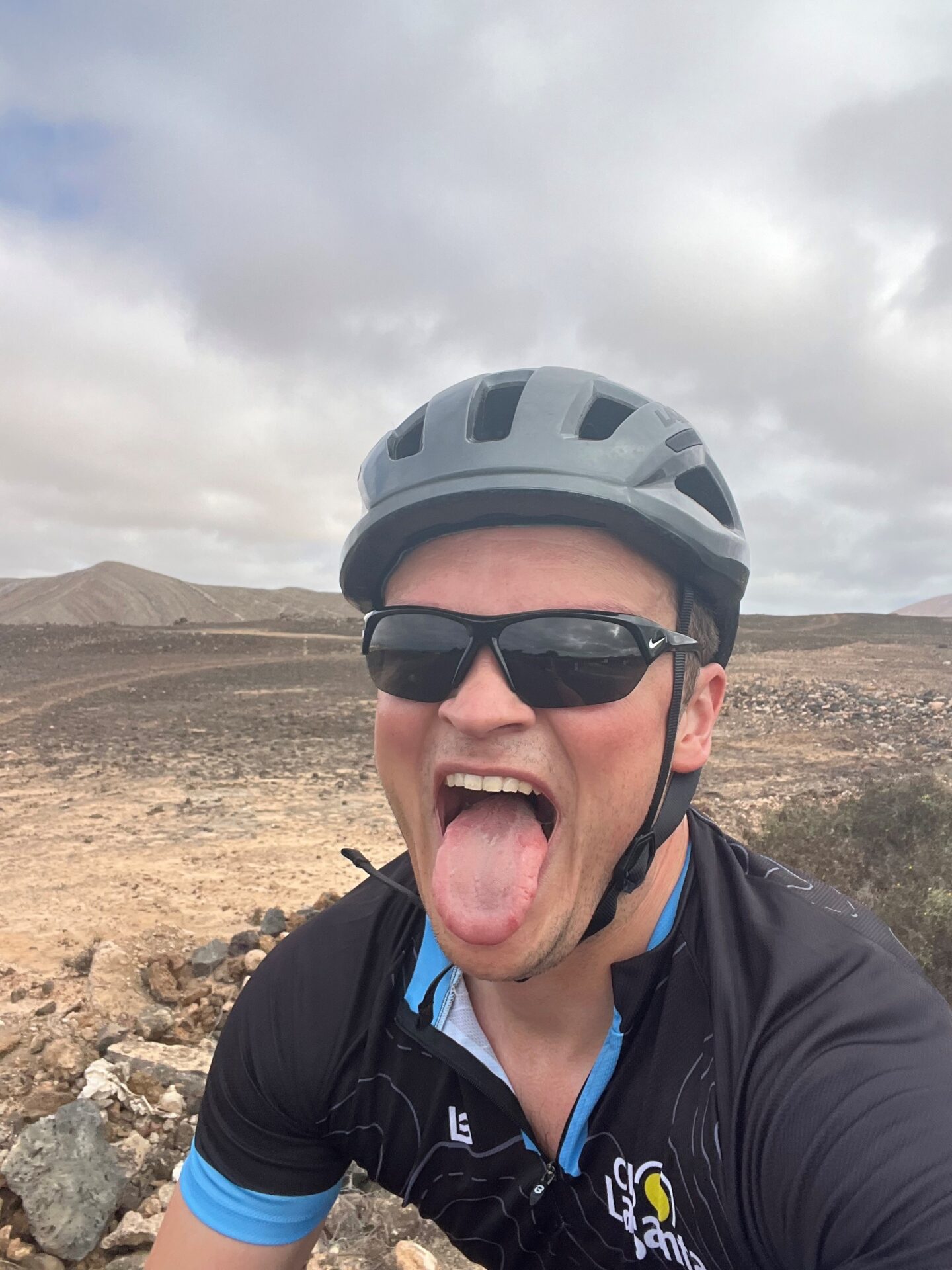 Sam Tisbury bike riding at CLS